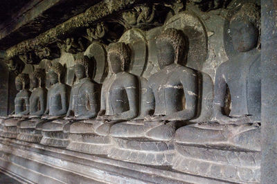 Close-up of sculpture