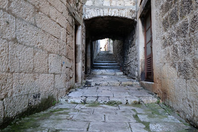 Corridor of old building