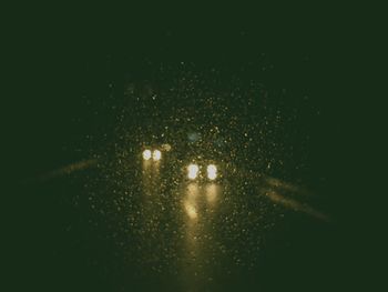 Wet glass window in rainy season