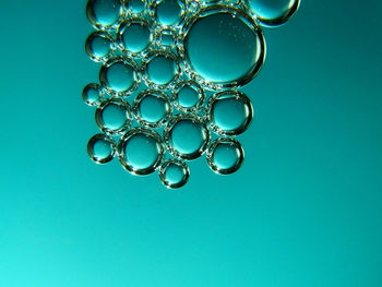 Close-up of bubbles