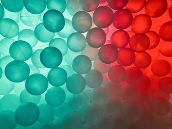 Full frame shot of multi colored balloons