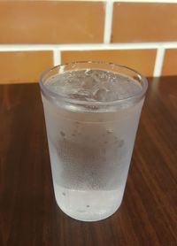 Close-up of drink on table