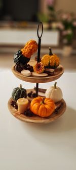 Close-up of dessert in plate on table