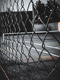 Close-up of chainlink fence