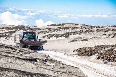 Scenic view of road against sky