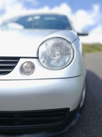 Close-up of vintage car