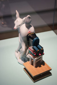 Close-up of stuffed toy on table