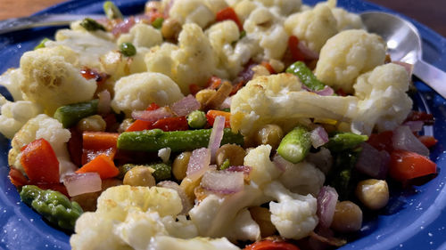 Close-up of meal served in bowl