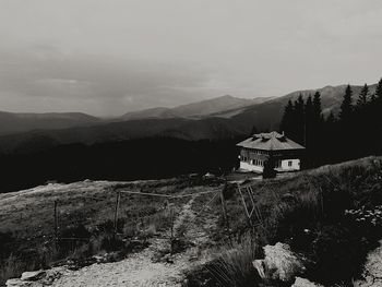 Houses on landscape