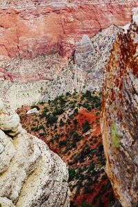 View of rock formations