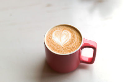 Close-up of coffee on table