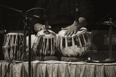 Man playing in basket
