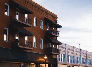Low angle view of building against sky