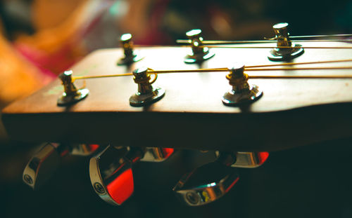 Close-up of guitar