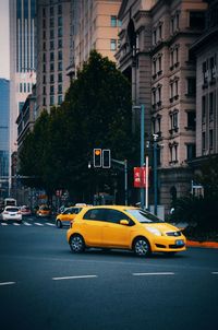 Traffic on city street