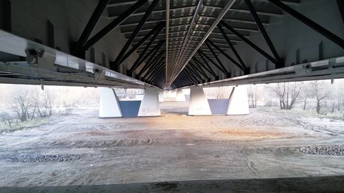 Interior of bridge