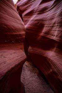 Rock formation in cave