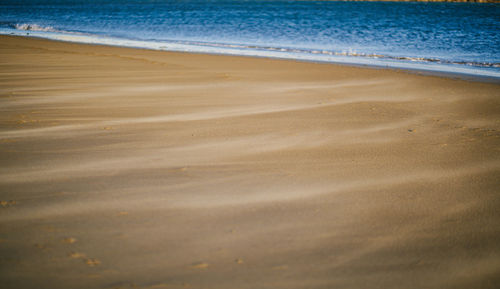 High angle view of beach