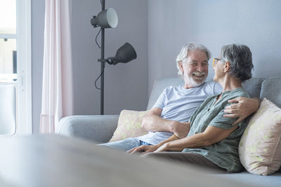 People sitting on sofa