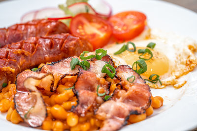 Close-up of food in plate