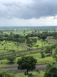 Scenic view of landscape against sky