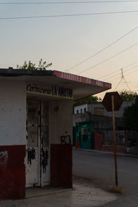 Exterior of building against clear sky