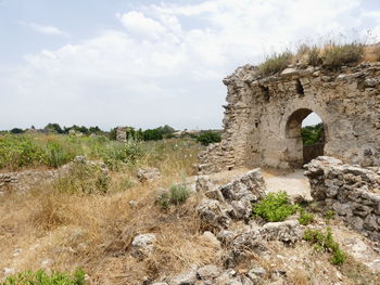 Old ruins against sky