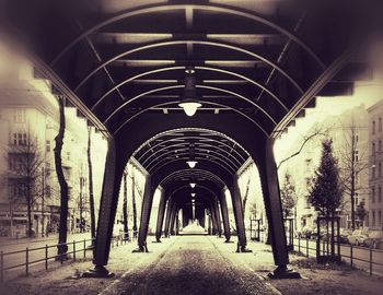 View of empty road