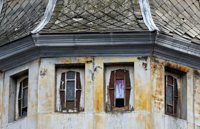 Low angle view of old building