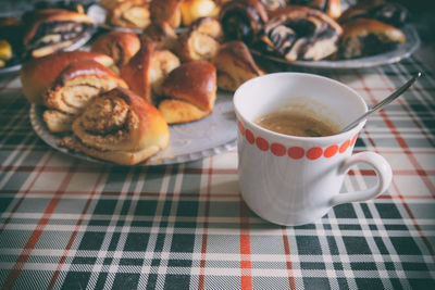 Close-up of coffee cup