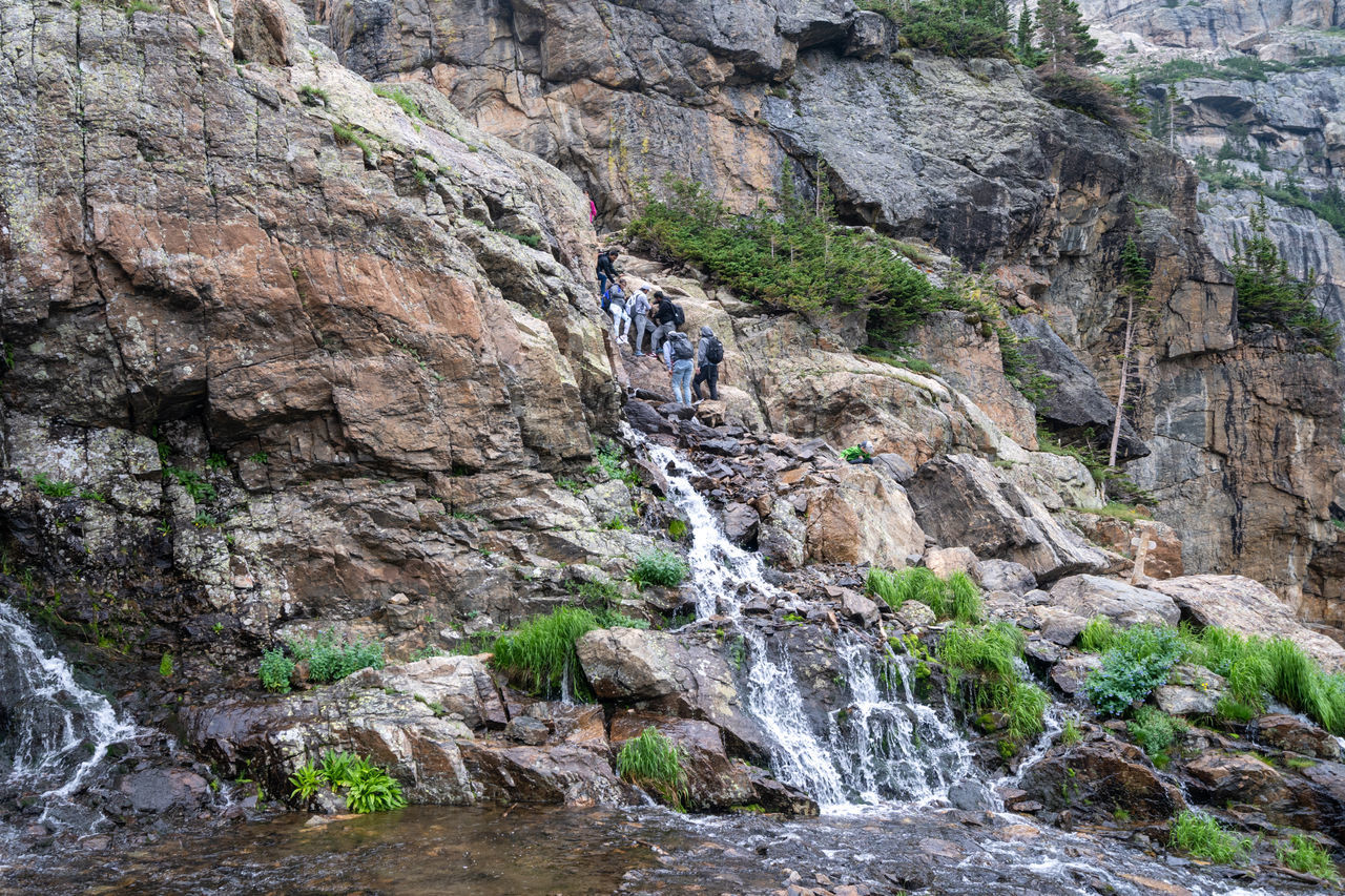 STREAM FLOWING THROUGH ROCKS