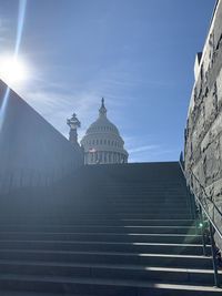 Low angle view of building against sky