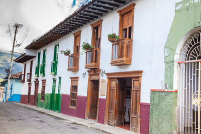 Beautiful streets of the heritage town of salamina located at the caldas department in colombia.