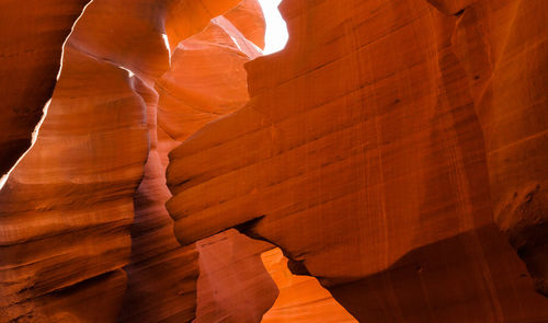 View of rock formations