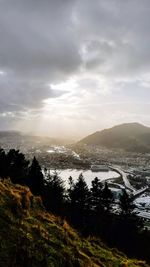 Scenic view of landscape against sky