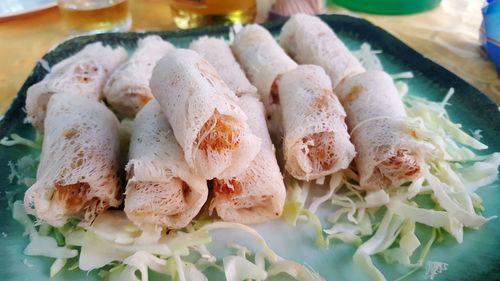 Close-up of food in plate