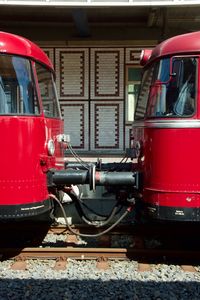 Train on railroad track