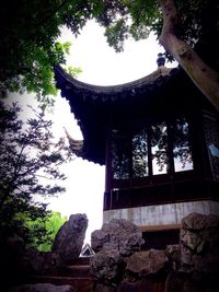 Low angle view of a temple