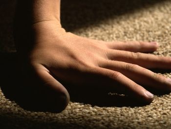 Close-up of cropped woman