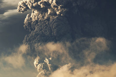 Low angle view of clouds in sky