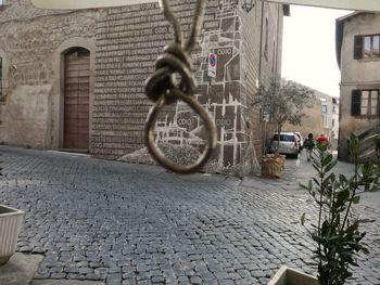 Bicycles on city street