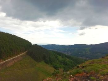 Scenic view of landscape against sky