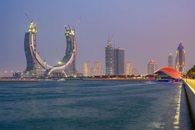 Lusail marina promenade , doha qatar.