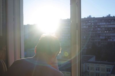 View of window at home