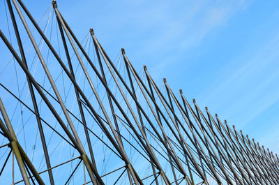 Close-up low angle view of blue sky