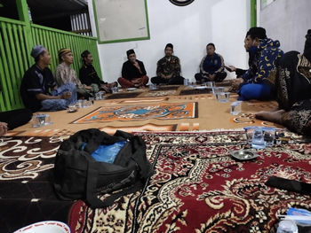 Group of people at the table