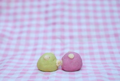 Close-up of apple on table
