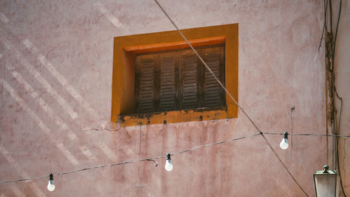 Low angle view of ceiling