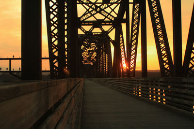 Sunrise illuminating a morning walk