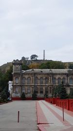 Built structure by building against sky